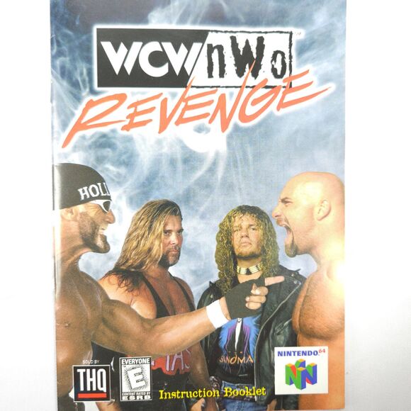 WCW/NWO Revenge Nintendo 64 N64 Instruction MANUAL Booklet *ONLY* - Picture 1 of 5